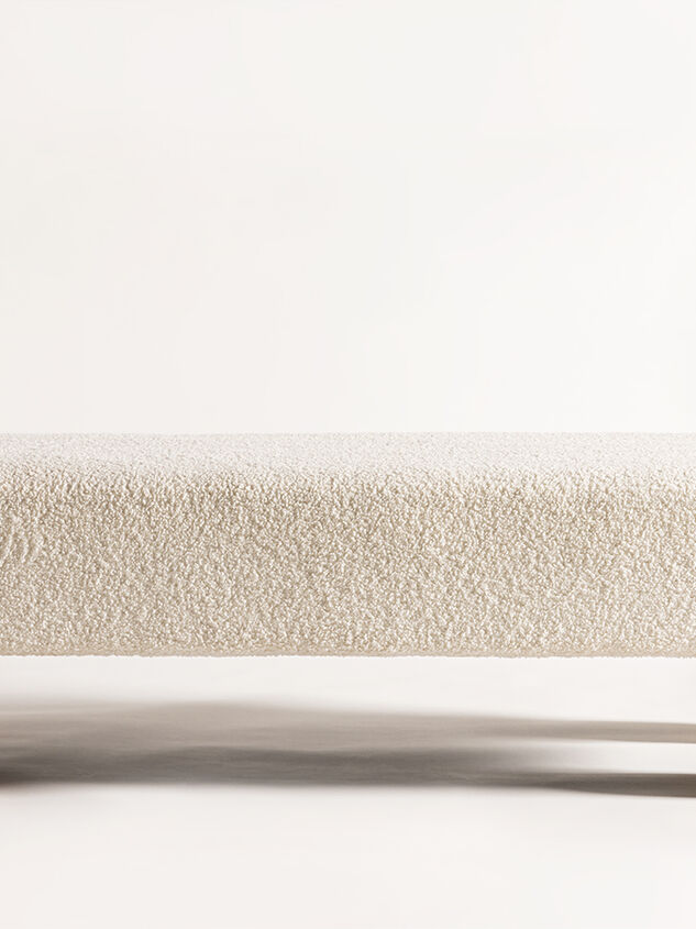 Olivia Wood & Upholstered Bench Detail 2 - ALTAR'D STATE KIDS