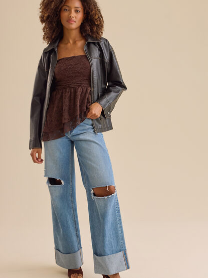 Ivy Asymmetrical Lace Tube - ALTAR'D STATE KIDS