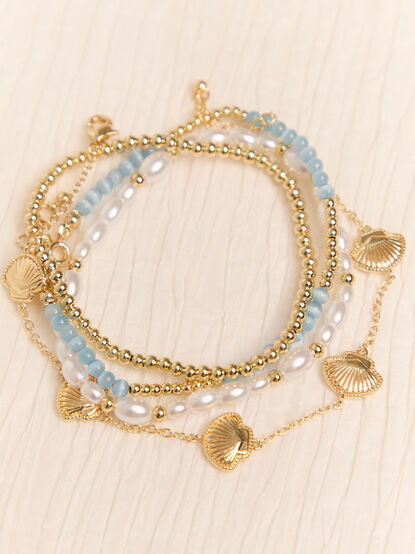 Layered Shell Bracelet Pack - AS Kids