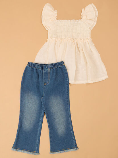 Fiona Flutter Sleeve Toddler Set - AS Kids
