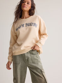 Boy Mom Camo Sweatshirt Detail 2 - AS Kids
