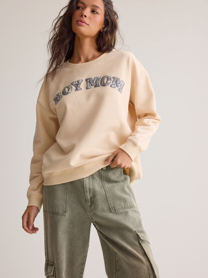 Boy Mom Camo Sweatshirt - AS Kids