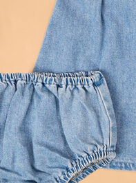 Lorelai Embroidered Denim Dress Detail 3 - AS Kids