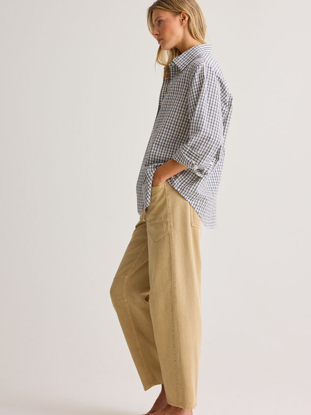 Kate Plaid Button Up Top Detail 4 - AS Kids