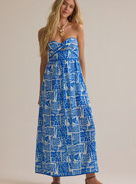 Leighton Strapless Maxi Dress Detail 2 - AS Kids