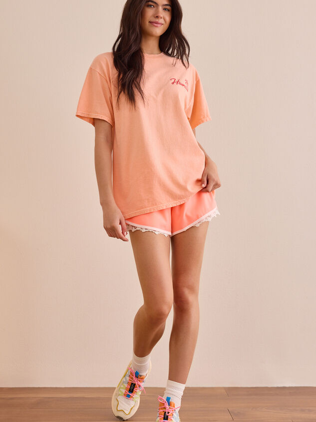 Hawaii Postcard Oversized Tee Detail 3 - AS Kids
