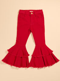Monica Ruffle Tiered Pant Detail 2 - ALTAR'D STATE KIDS