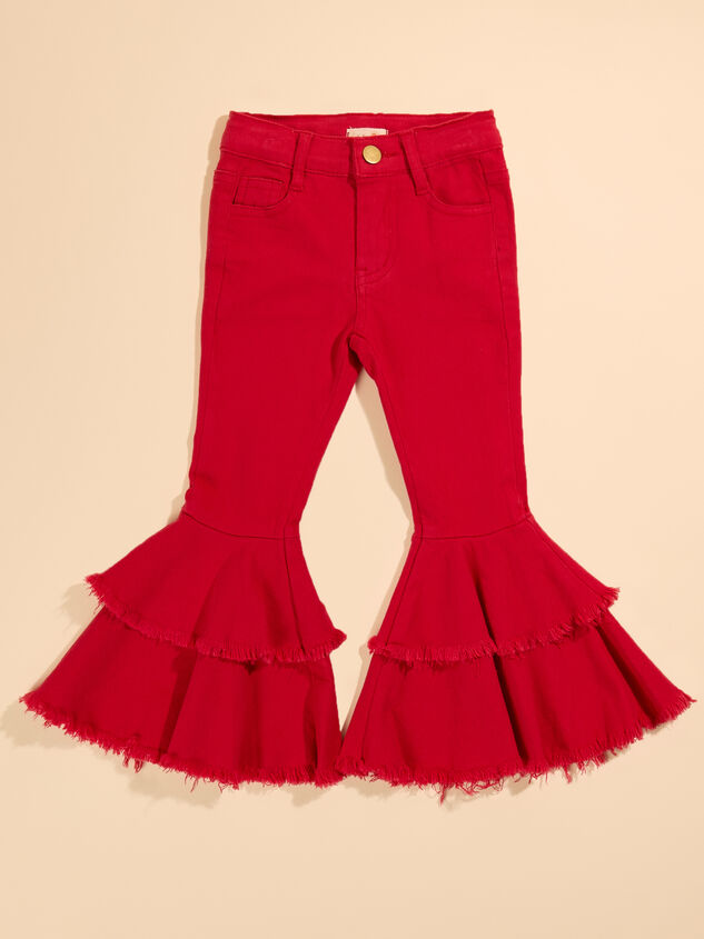 Monica Ruffle Tiered Pant Detail 2 - ALTAR'D STATE KIDS