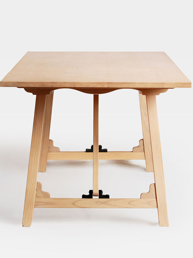 Rose Wood Rectangular Dining Table Detail 4 - ALTAR'D STATE KIDS