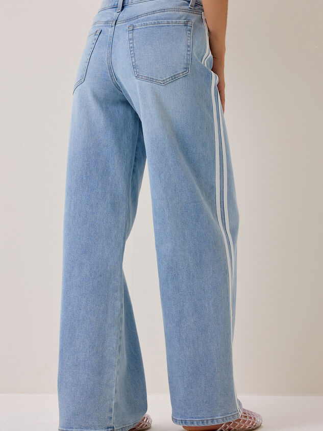 Skylar Side Stripe Jeans Detail 5 - AS Kids