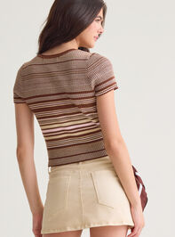 Lou Striped Knit Top Detail 4 - AS Kids