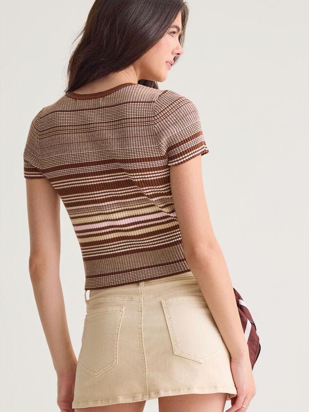 Lou Striped Knit Top Detail 4 - AS Kids