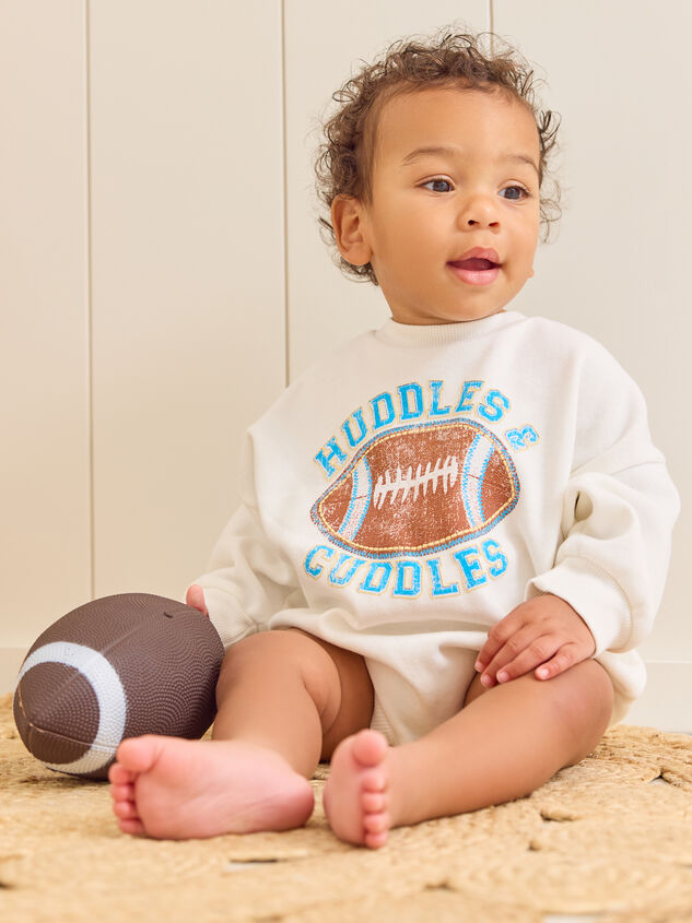 Huddles & Cuddles Bubble Sweatshirt Detail 4 - AS Kids