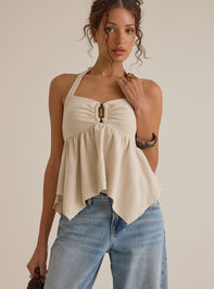 Lexey Backless Halter Tank Detail 3 - ALTAR'D STATE KIDS