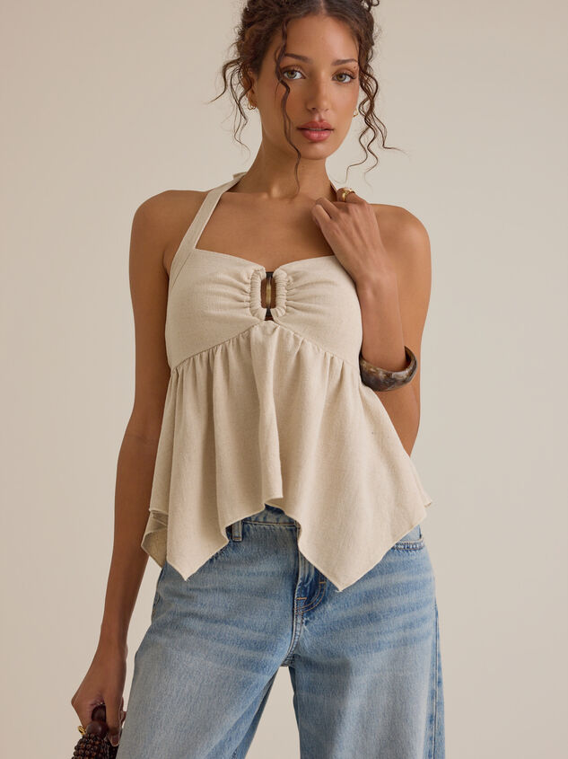 Lexey Backless Halter Tank Detail 3 - ALTAR'D STATE KIDS