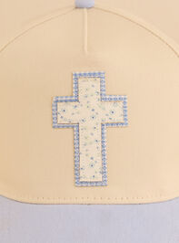 Faith Over Fear Cross Trucker Hat Detail 3 - ALTAR'D STATE KIDS