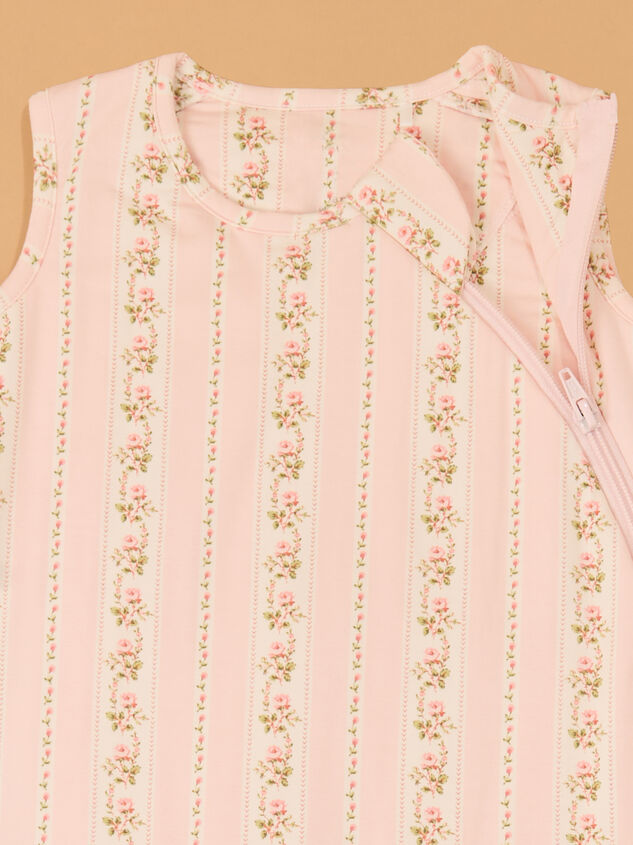 Antoinette Floral Striped Sleep Bag Detail 2 - AS Kids