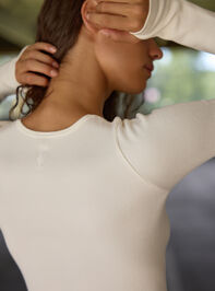 Move Freely Ribbed Long Sleeve Top Detail 6 - AS Kids
