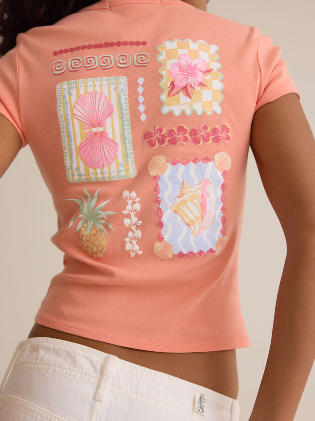 Island Girl Baby Tee Detail 4 - ALTAR'D STATE KIDS