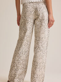 Shayleigh Leopard Barrel Pant Detail 5 - AS Kids