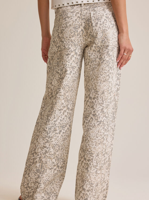 Shayleigh Leopard Barrel Pant Detail 5 - AS Kids