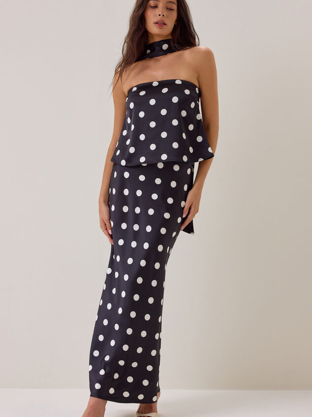 Nancie Polka Dot Scarf Top Detail 2 - AS Kids