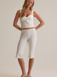 Verona Polka Dot Capri Pant Detail 4 - ALTAR'D STATE KIDS