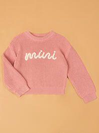 Maeve Mini Topstitch Sweater - AS Kids