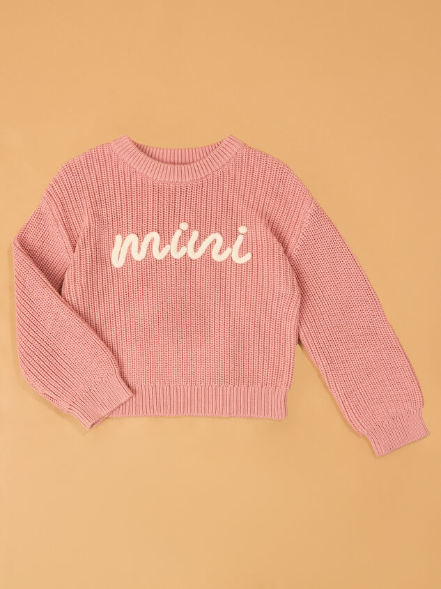 Maeve Mini Topstitch Sweater - AS Kids