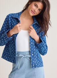 Madi Polka Dot Denim Jacket - AS Kids