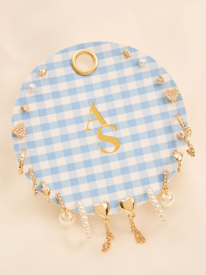 18k Gold Gingham Earring Pack - AS Kids