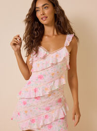 Tess Floral Mini Dress Detail 3 - ALTAR'D STATE KIDS