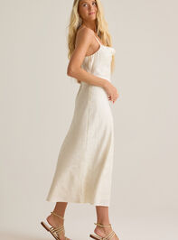 Olandria Satin Midi Dress Detail 3 - AS Kids