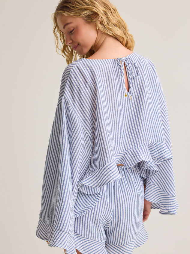 Elliann Stripe Boho Top Detail 5 - AS Kids