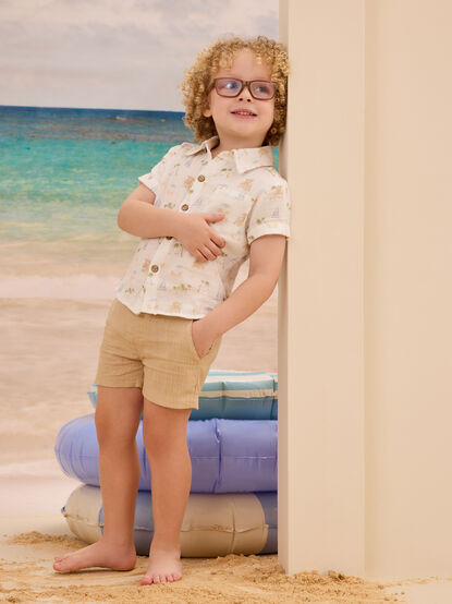 Rowan Linen Shorts - AS Kids