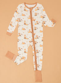 Pumpkin Patch Critters Convertible Romper Detail 2 - AS Kids