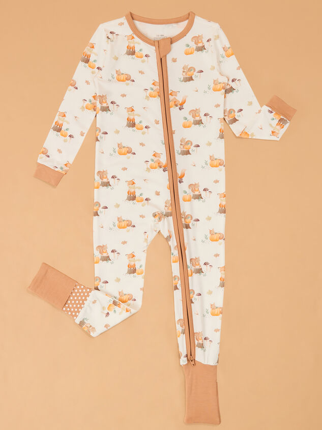 Pumpkin Patch Critters Convertible Romper Detail 2 - AS Kids