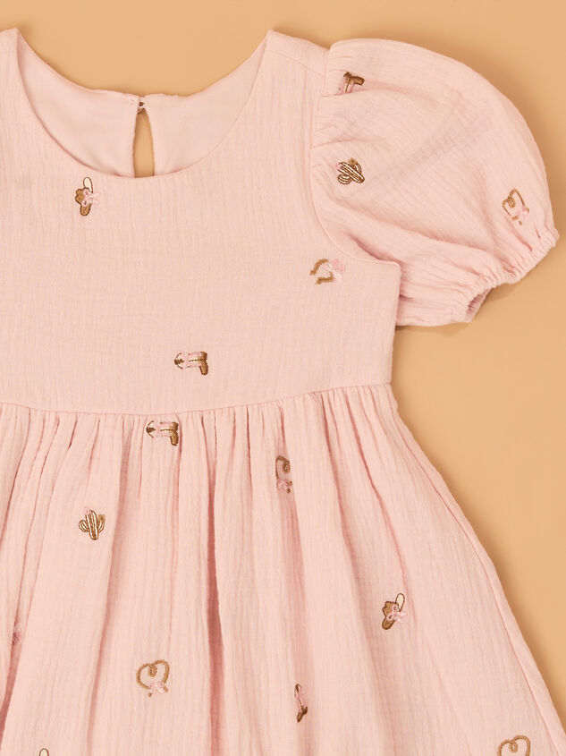 Willow Western Embroidered Dress with Purse Detail 3 - AS Kids