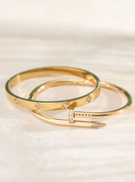 Stainless Steel Wrapped Nail Bangle Set Detail 2 - ALTAR'D STATE KIDS