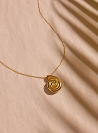 18K Gold Shell Necklace - ALTAR'D STATE KIDS