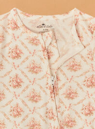 Rosie Bow Ruffle Footie Detail 3 - AS Kids