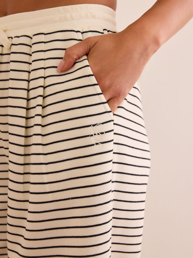 Fine Line Stripe Pant Detail 4 - AS Kids