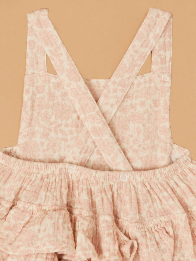 Harper Floral Sunsuit with Hat Detail 2 - ALTAR'D STATE KIDS