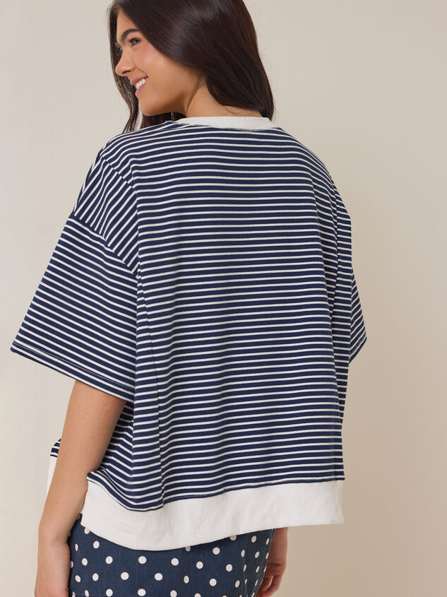 USA Striped Graphic Tee Detail 5 - ALTAR'D STATE KIDS