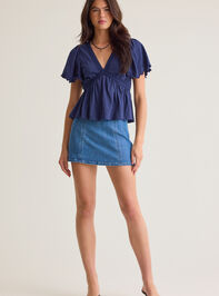 Nia Crochet Babydoll Tee Detail 2 - AS Kids