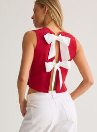 Kimberly Tie Sweater Top Detail 5 - AS Kids