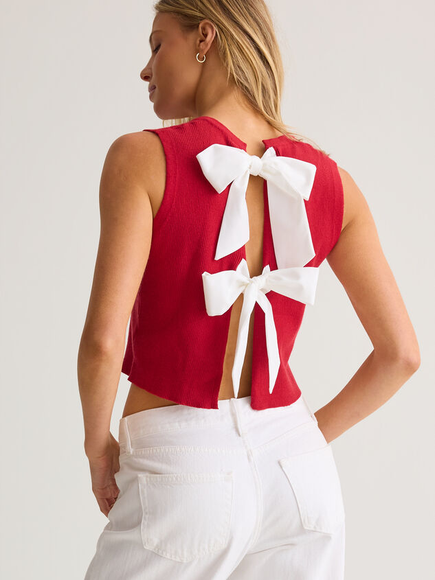 Kimberly Tie Sweater Top Detail 5 - AS Kids