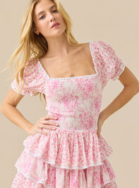 Zinny Floral Maxi Dress Detail 2 - ALTAR'D STATE KIDS