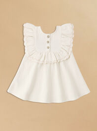 Lulu Tulip Dress by Quincy Mae Detail 2 - ALTAR'D STATE KIDS