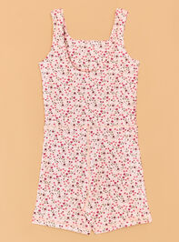 Abby Floral Unitard Detail 4 - AS Kids